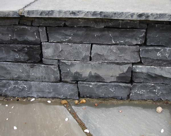 Black Lime Stone Walling stone